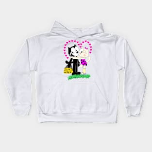 Felix the cat t-shirt Kids Hoodie